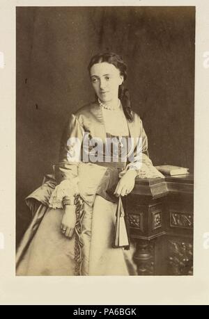 Bildnis der Großfürstin Olga feodorowna von Russland (1839-1891). Museum: Staatliche Russische Film und Foto Archiv, Krasnogorsk. Stockfoto