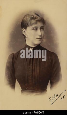 Porträt der Großherzogin Elisabeth Fyodorovna (1864-1918), Prinzessin Elisabeth von Hessen und bei Rhein. Museum: Staatliche Russische Film und Foto Archiv, Krasnogorsk. Stockfoto