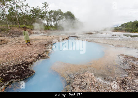 Fergusson Insel Hot Springs, Papua-Neuguinea Stockfoto