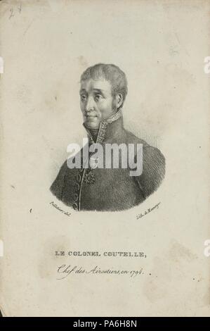 Jean-Marie - Joseph Coutelle (1748-1835). Museum: private Sammlung. Stockfoto