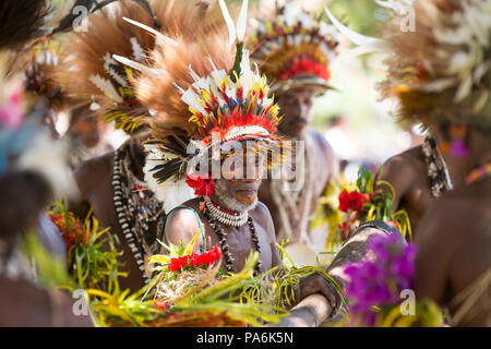 Tufi Dorf, Papua-Neuguinea Stockfoto