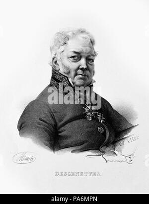 Desgenettes rené-nicolas Dufriche, Baron (1762-1837). Museum: private Sammlung. Stockfoto