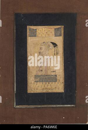 Portrait von Großmogul Aurangzeb. Museum: private Sammlung. Stockfoto