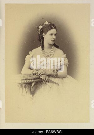 Portrait der Prinzessin Dagmar von Dänemark, Maria Feodorowna von Russland (1847-1928). Museum: Staatliche Russische Film und Foto Archiv, Krasnogorsk. Stockfoto