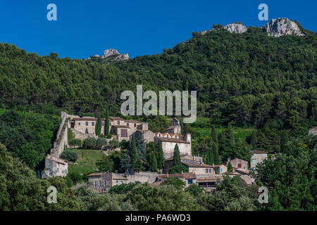 Gigondas und Beaumes-de-Venise, Vaucluse, Frankreich Stockfoto