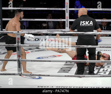 New York, New York, USA. 20. Juli 2018. Adashev vs. Dann, Madison Square Garden Theater. Quelle: John Marshall Mantel/ZUMA Draht/Alamy leben Nachrichten Stockfoto