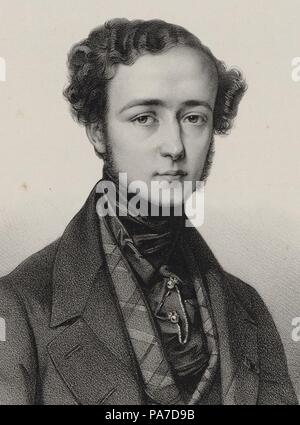 Portrait des Komponisten Theodor Döhler (1814-1856). Museum: private Sammlung. Stockfoto