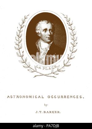 Pierre Simon Marquis de Laplace (1745-1827). Museum: private Sammlung. Stockfoto