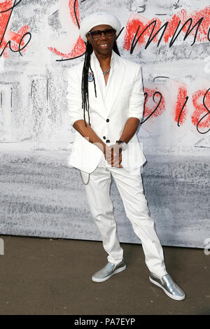 Die Serpentine Summer Party 2018 in der Londoner Serpentine Gallery - Ankunft mit: Nile Rodgers Wo: London, Großbritannien Wann: 19 Jun 2018 Credit: Mario Mitsis/WENN.com gehalten Stockfoto