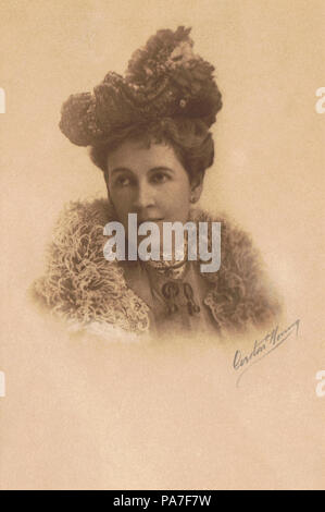 . Englisch: eine Platin drucken Foto von Philadelphia dichter Florenz Earle Coates, die in einer Kopie von Frau Anne V. Coates' Der Unbesiegte und andere Gedichte (1912) an Frau Anne V. Coates' Bruder George Howard Earle, Jr. eingeschrieben vor 1905 656 Florenz Earle Coates Platin Drucken 4 eingefügt wurde Stockfoto