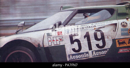 227 Sandro Munari - Lancia Stratos Turbo Alitalia (Automotive Tour 1975 von Italien) Stockfoto