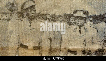 175 Mobutu und Kasa-Vubu 1961 Stockfoto