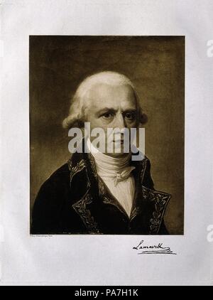 Jean-Baptiste Pierre Antoine de Monet, Chevalier de Lamarck (1744-1829). Museum: private Sammlung. Stockfoto