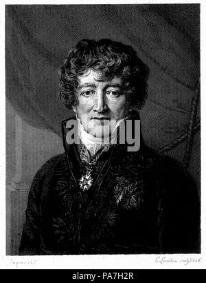 Georges Henri Chrétien Frédéric Dagobert, Baron de Cuvier (1769-1832). Museum: private Sammlung. Stockfoto