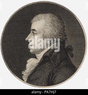 Portrait von Jacques-Pierre Brissot de Warville (1754-1793). Museum: private Sammlung. Stockfoto