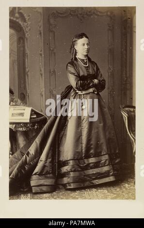 Bildnis der Großfürstin Alexandra Petrovna von Russland (1838-1900), Prinzessin von Oldenburg. Museum: Staatliche Russische Film und Foto Archiv, Krasnogorsk. Stockfoto