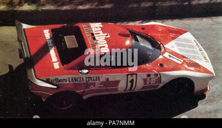 7 1974 Targa Florio - Lancia Stratos Marlboro Prototyp Stockfoto