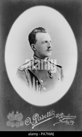 Portrait von Großherzog Peter Nikolaevich von Russland (1864-1931). Museum: Staatliche Russische Film und Foto Archiv, Krasnogorsk. Stockfoto