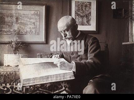 Joris-Karl Huysmans (1848-1907), Lithographie von Paul Dornac (1858-1941) Stockfoto