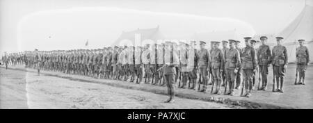 26 Australische 3 Pioniere auf Parade 1916 (AWM Bild DAX 1400) Stockfoto