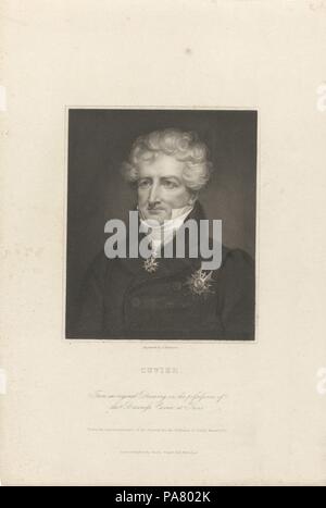 Georges Henri Chrétien Frédéric Dagobert, Baron de Cuvier (1769-1832). Museum: private Sammlung. Stockfoto