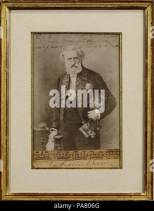 Portrait des Komponisten Ambroise Thomas (1811-1896). Museum: Philharmonie de Paris. Stockfoto