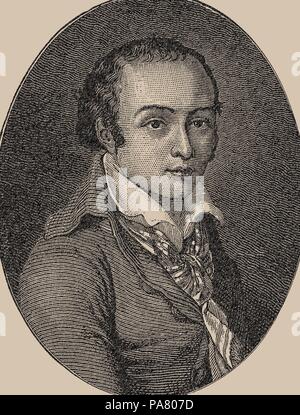 André Chénier (1762-1794). Museum: private Sammlung. Stockfoto