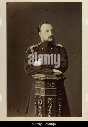 Portrait of Grand Duke Nicholas Nikolaevich (der Ältere) von Russland (1831-1891). Museum: Staatliche Russische Film und Foto Archiv, Krasnogorsk. Stockfoto
