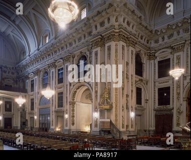 Interieur DE LA COLEGIATA DE SAN ISIDRO - SIGLO XVII. Autor: Pedro Sanchez/BAUTISTA FRANCISCO. Lage: COLEGIATA DE SAN ISIDRO - INTERIEUR, SPANIEN. Stockfoto