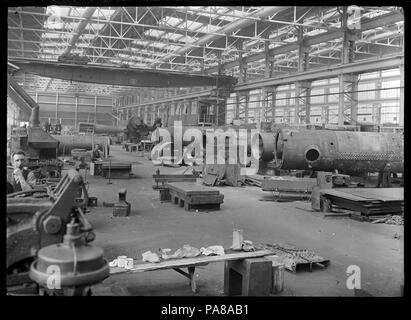 39 Kessel shop Hutt Eisenbahn Workshops, Woburn, 1930. 295289 ATLIB Stockfoto