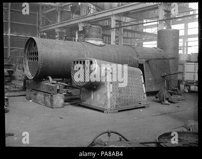 39 Kessel shop Hutt Eisenbahn Workshops, Woburn, 1930. 295243 ATLIB Stockfoto