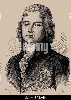 Charles Maurice de Talleyrand (1754-1838), Prinz de Bénévent. Museum: private Sammlung. Stockfoto