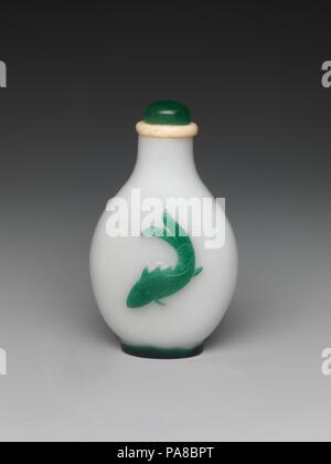 Schnupftabak Flasche. Kultur: China. Abmessungen: H.2 3/8 in. (6 cm). Datum: Ende des 18. Jahrhunderts. Museum: Metropolitan Museum of Art, New York, USA. Stockfoto