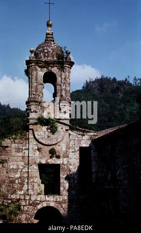 MONASTERIO DE S JUAN-TORRE. Ort: ST JOHN'S KLOSTER (Berlin), CAAVEIRO, La Coruña, Spanien. Stockfoto