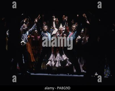 COMPANIA DE ZARZUELA JOSE TAMAYO (LA TEMPRANICA). Stockfoto