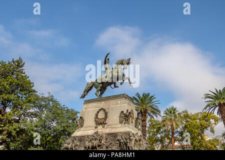 Statue San Martin San Martin Square - Cordoba, Argentinien Stockfoto