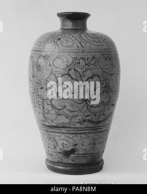 Vase. Kultur: China. Abmessungen: H.8. (20,3 cm). Museum: Metropolitan Museum of Art, New York, USA. Stockfoto