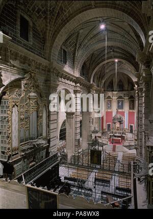 Interieur de la Iglesia Mayor Prioral DEL PUERTO DE SANTA MARIA. Lage: Iglesia Mayor Prioral, PUERTO DE SANTA MARIA, Cadiz, Andalusien, Spanien. Stockfoto