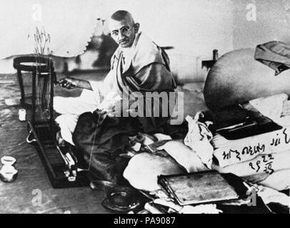 120 Gandhi Spinnerei 1929 Stockfoto