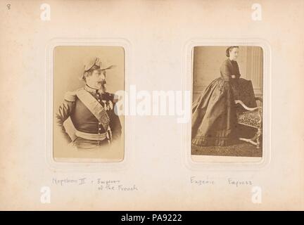 [Carte-de-Visite Album von prominenten Persönlichkeiten]. Artist: Pierre-Louis Pierson (Französisch, 1822-1913); Sergei Luvovich Levitsky (Russisch, 1819-1898); Sergei Luvovich Levitsky (Russisch, 1819-1898); André-Adolphe - Eugène Disdéri (Französisch, Paris 1819-1889 Paris); Franck (Französisch, 1816-1906); Mayer & Pierson (Französisch); Robert Jefferson Bingham (Briten, aktive Frankreich, 1825-70); Neurdein Frères (Französisch, aktive Paris, 1870s-1900s); Leon und Lévy (Französisch); Boulton; H.B. Randall; William Downey (Briten, geboren 1828); Horatio Nelson König (British, 1830-1905); George Washington Wilson (Briten, Grampian (Baffsh Stockfoto