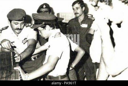 147 König Abdullah II. von Jordanien als junger Prinz 1973 Stockfoto