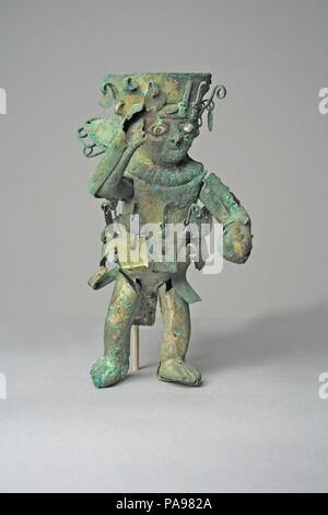 Krieger Abbildung. Kultur: Moche (Loma Negra). Abmessungen: Länge 4-3/4 in. (12 cm). Datum: 390-450. Museum: Metropolitan Museum of Art, New York, USA. Stockfoto