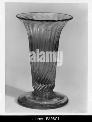 Jelly Glas. Kultur: Amerikanische oder Britische. Abmessungen: H. 3 13/16-in. (9,7 cm). Datum: 1785-1825. Museum: Metropolitan Museum of Art, New York, USA. Stockfoto