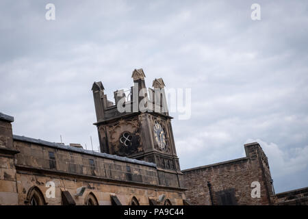 Detail der außerhalb von Gebäude von Schloss von Lancaster, Großbritannien Stockfoto