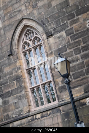 Detail der außerhalb von Gebäude von Schloss von Lancaster, Großbritannien Stockfoto