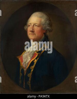 John Hobart (1723-1793), 2. Earl von Buckinghamshire. Artist: Thomas Gainsborough (Briten, Sudbury 1727-1788 London). Abmessungen: 29 1/2 x 24 3/4 in. (74,9 x 62,9 cm). Museum: Metropolitan Museum of Art, New York, USA. Stockfoto