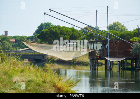 Salina di Cervia, Salzbergbau, Salzpfanne, süße Salz Stockfoto