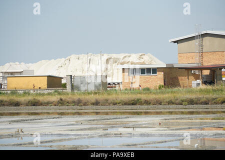 Salina di Cervia, Salzbergbau, Salzpfanne, süße Salz Stockfoto