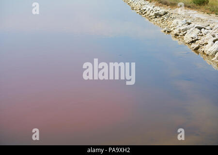 Salina di Cervia, Salzbergbau, Salzpfanne, süße Salz Stockfoto