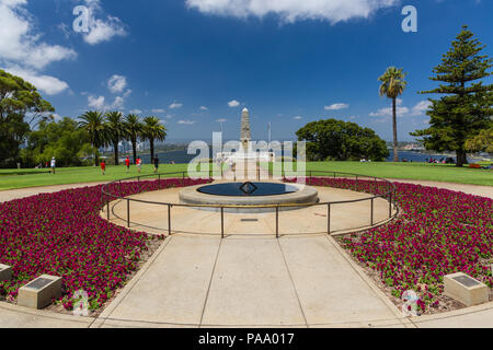 Zustand Kriegerdenkmal, King's Park, Perth, Australien Stockfoto